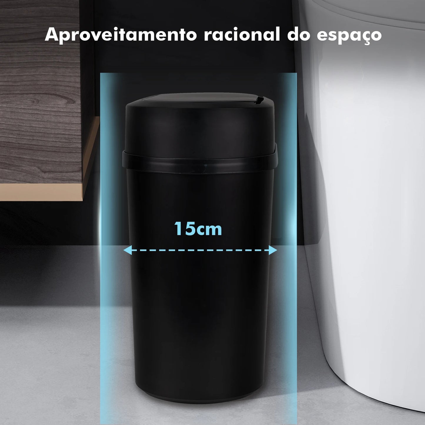 Lixeira Inteligente com Sensor Automático para Banheiro