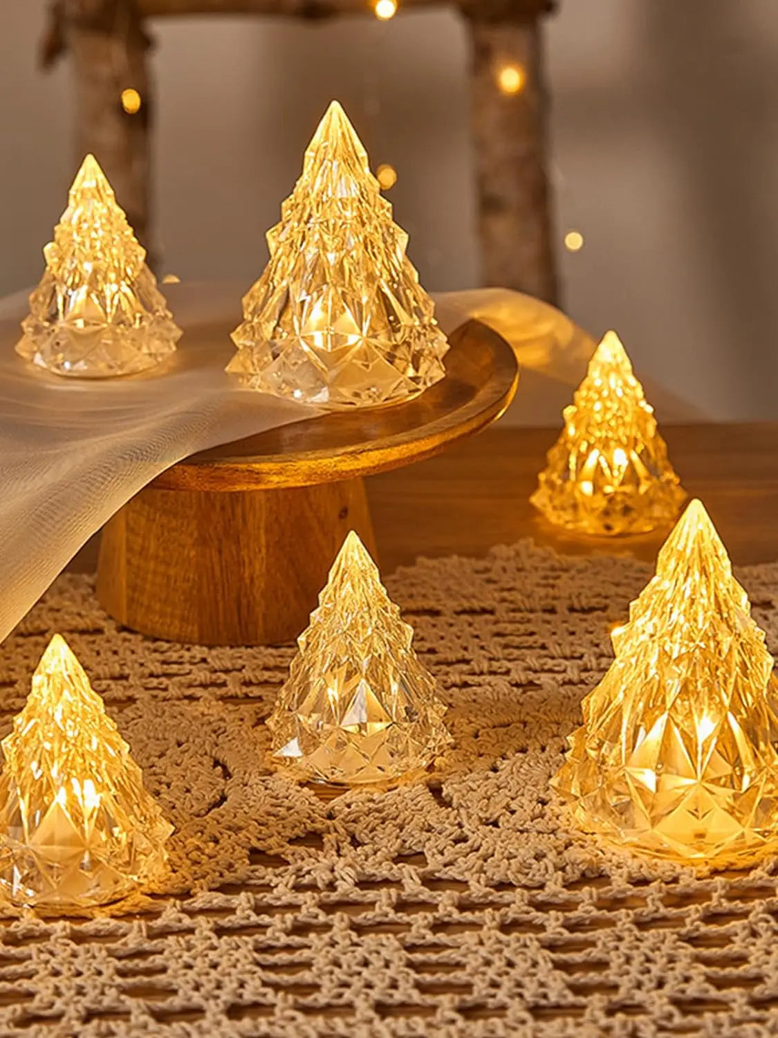 Vela LED Cristal – Elegância, segurança e atmosfera romântica