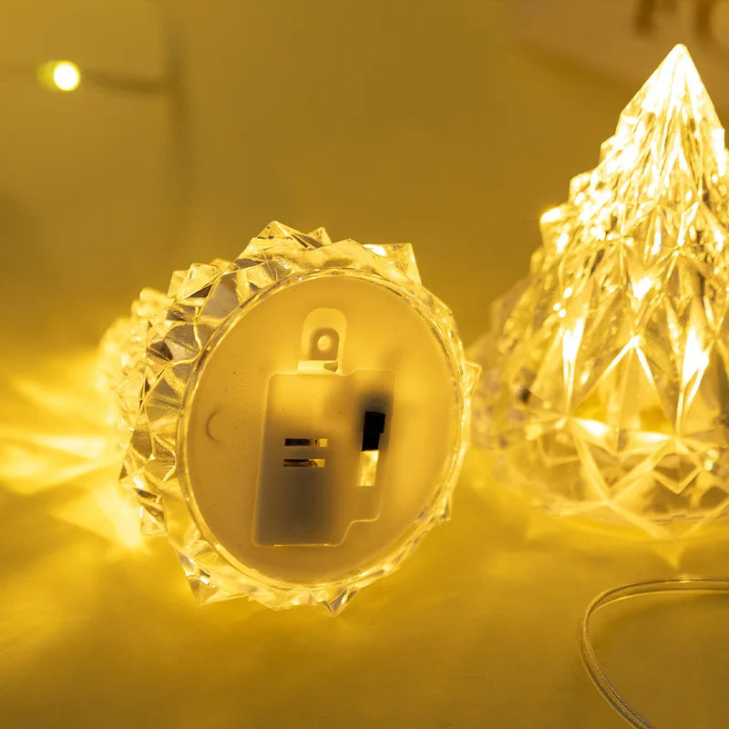 Vela LED Cristal – Elegância, segurança e atmosfera romântica