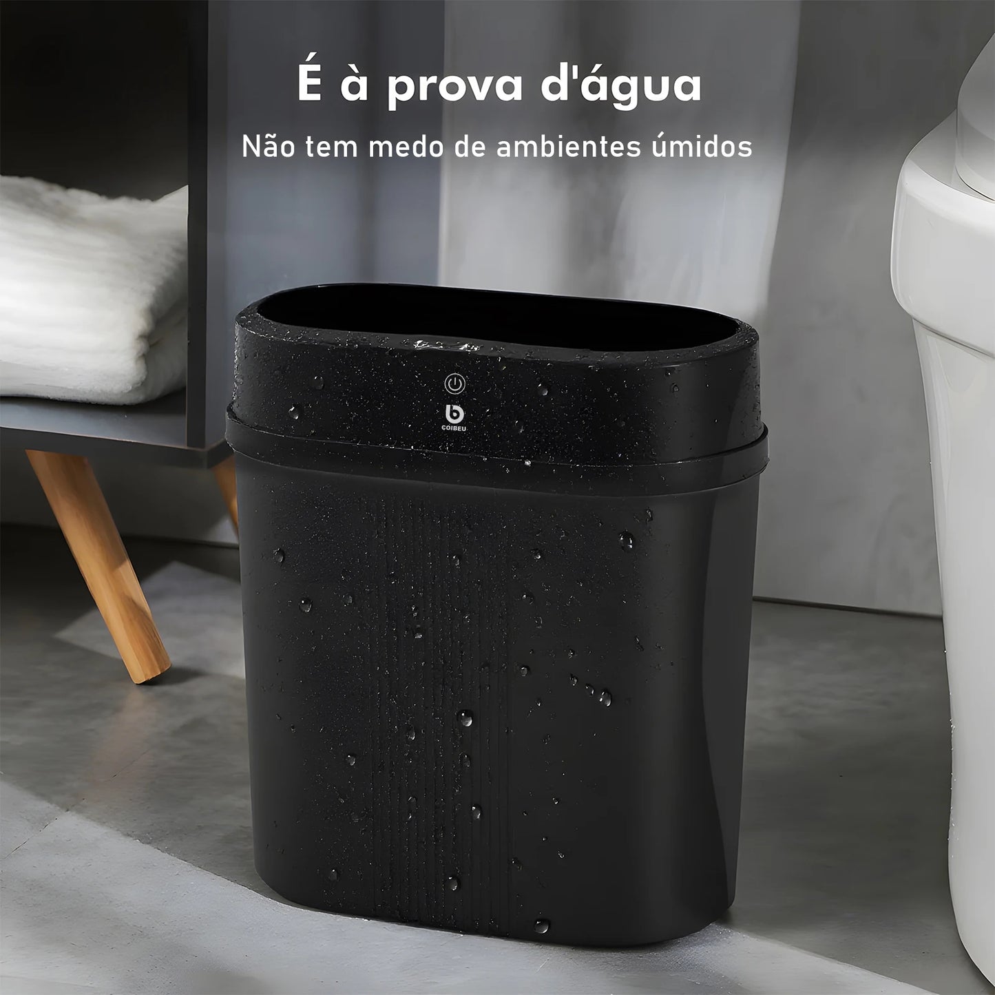 Lixeira Inteligente com Sensor Automático para Banheiro