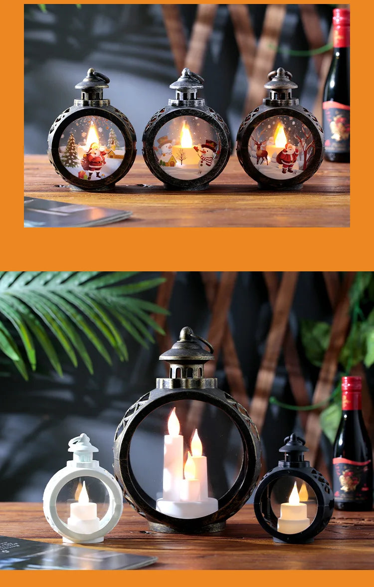 Luminária Decorativa Retrô de Natal