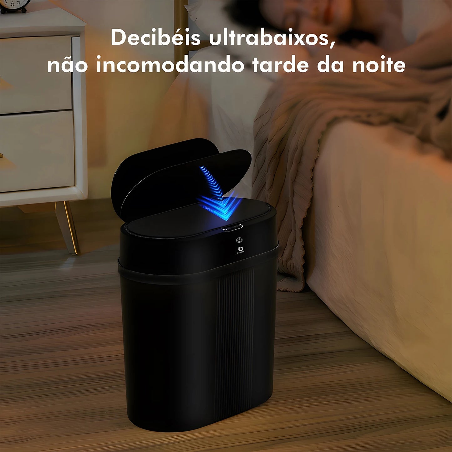 Lixeira Inteligente com Sensor Automático para Banheiro